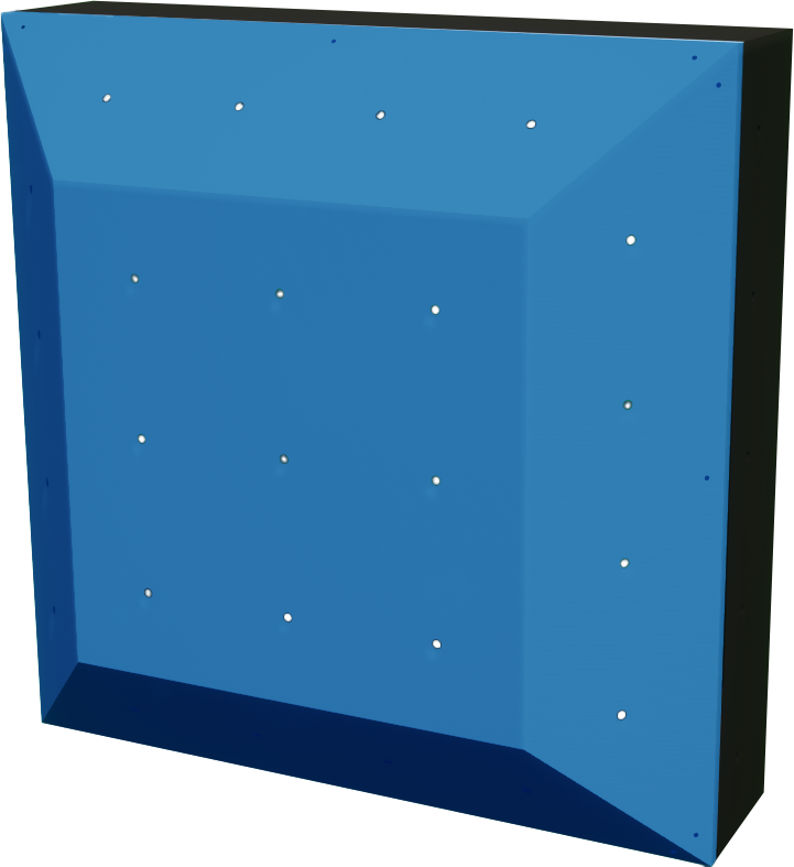 3D Square Climbing Panel