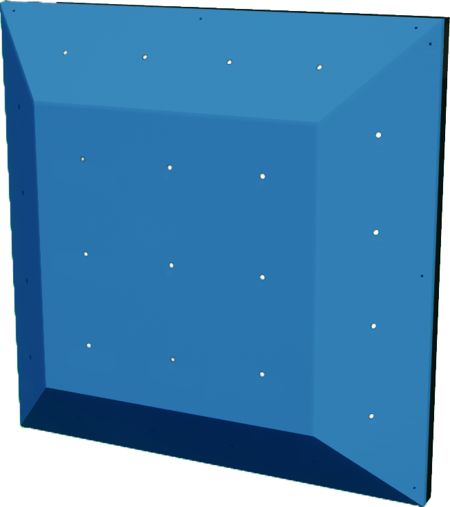 3D Square Climbing Panel