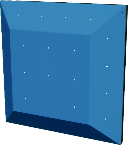 3D Square Climbing Panel