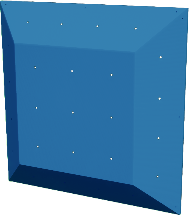 3D Square Climbing Panel