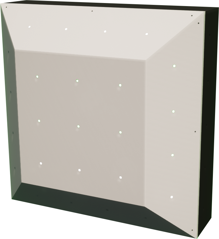 3D Square Climbing Panel