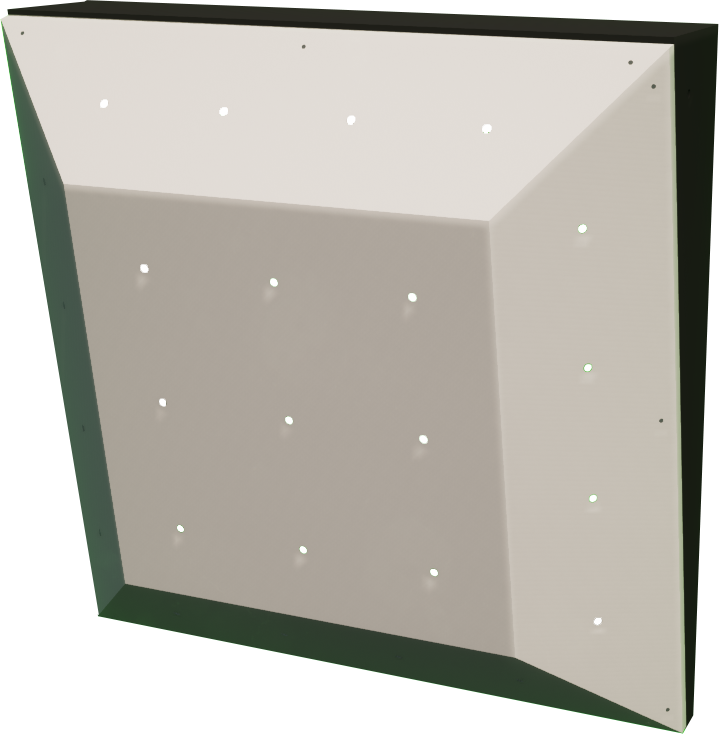 3D Square Climbing Panel