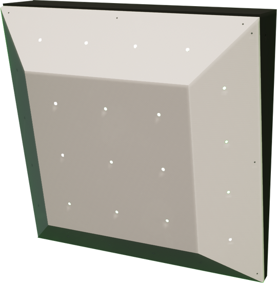 3D Square Climbing Panel