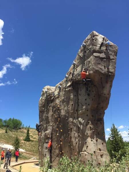 Breckenridge adds Gold Summit Climbing Wall