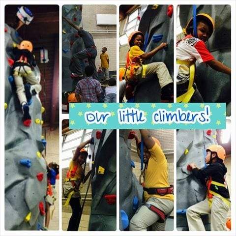 Kids Climb in Chicago's Crown Youth Center