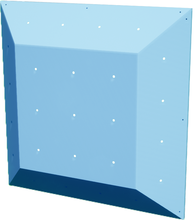 3D Square Climbing Panel
